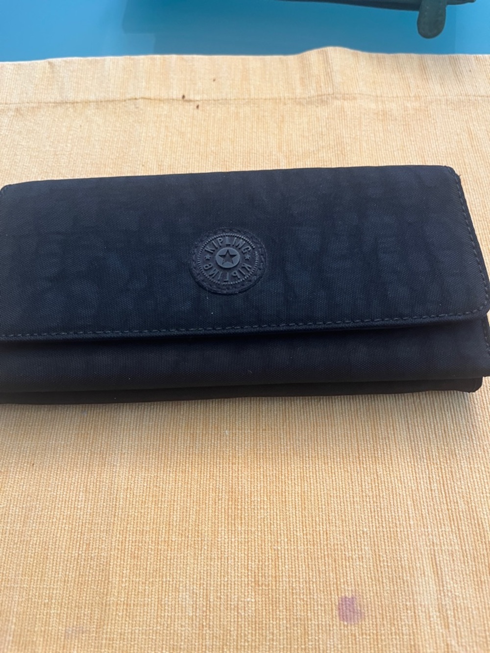 Kipling “Brownie” black color nylon water resistant trifold wallet. 
AC2378-001.